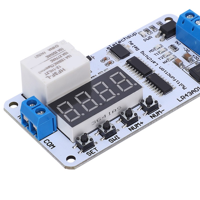 Relay Switch Module DC 12V Electromagnetic Lock Pulse Delay Electronic