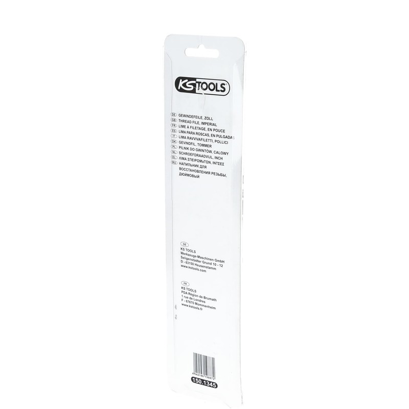 KS Tools 150.1345 Thread repair file, imperial, 230mm