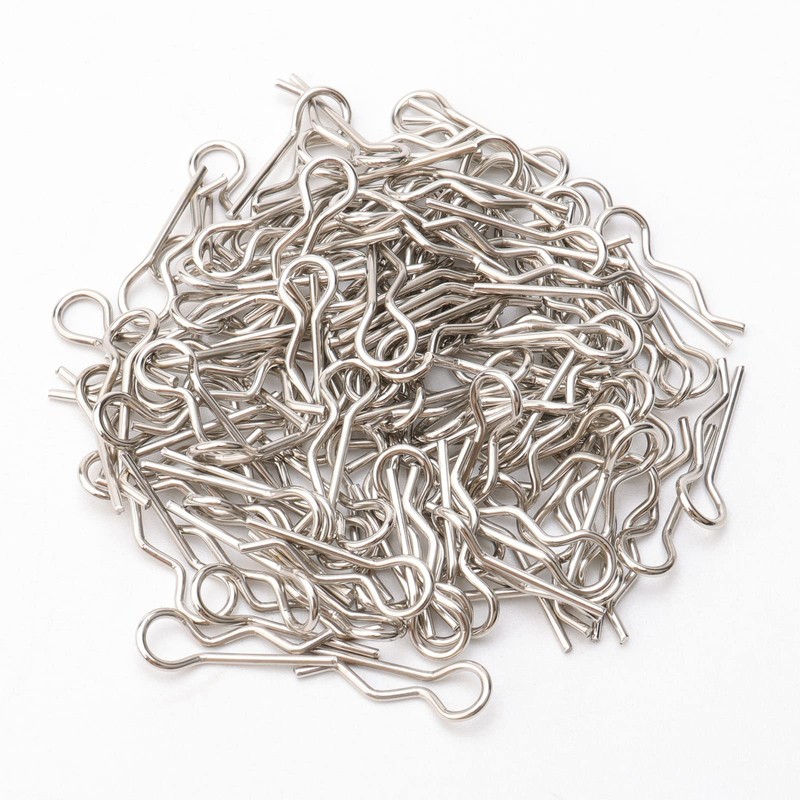 Rchobbytop 100PCS/Pack Body Clips Universal Shell Fixing R Pins for