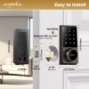ARPHA Keyless Entry Door Lock 50 Codes AutoLock Keypad Deadbolt