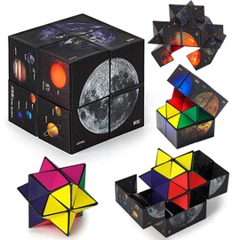 Luaxkpi Toys for 7 8 9 10 Year Old Boy Gifts Ideas, Educational Fidget Toys Magic Cube Autism Sensory Toy for Kids Age 8-12 Infinity Cubes Cool Birthday Gift for Teen Boys Girl Age 8-10 Years Old