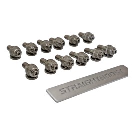 STRAIGHTBOOST Titanium Turbo Manifold Header Stud Kit for Honda B16 B18 B20 D15 D16 D17 H22
