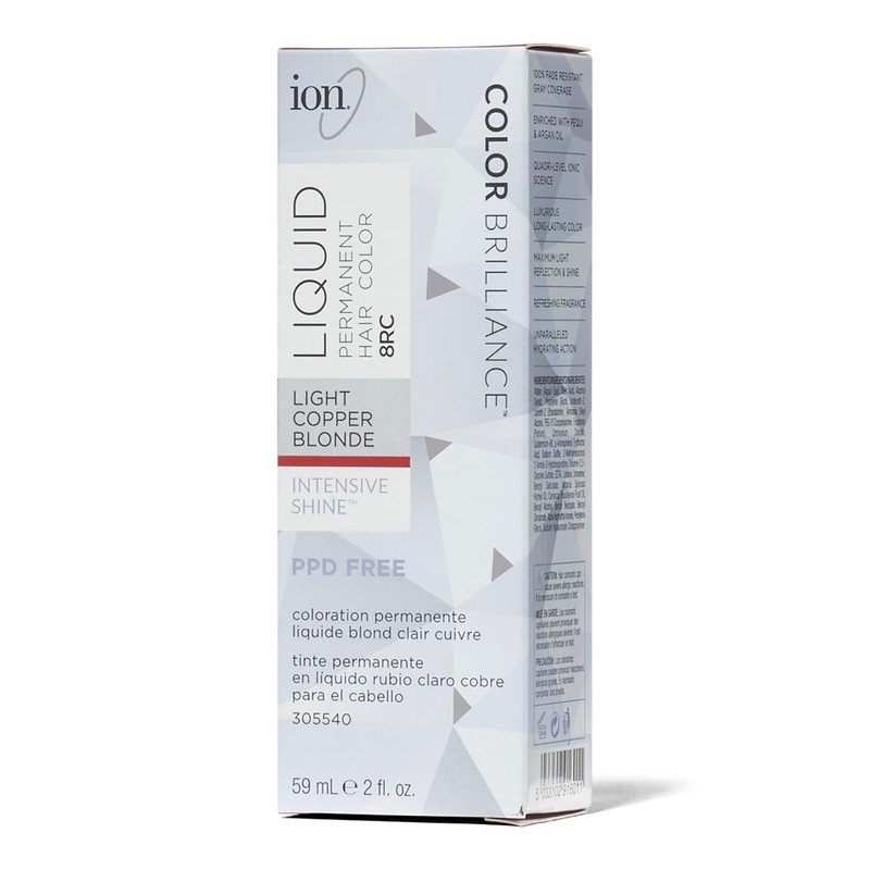 ION 8RC - Tinte líquido permanente para el cabello rubio