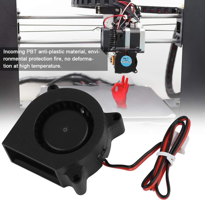 12V Fan, Heat Resistant DC Fan, Black (24V)