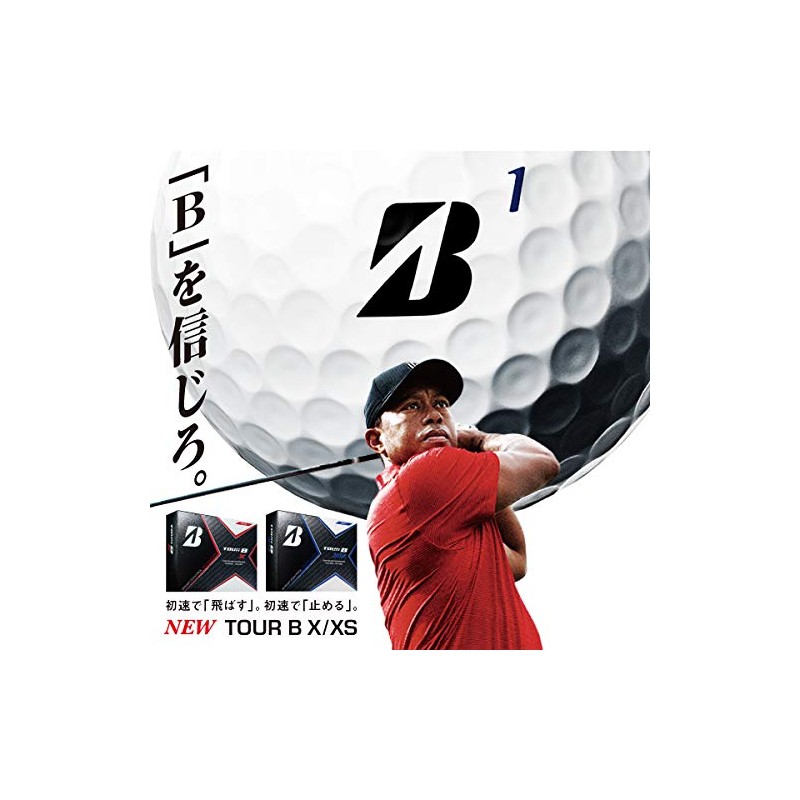 Bridgestone Tour B X 2020 Model Golf Ball, 12 Balls,