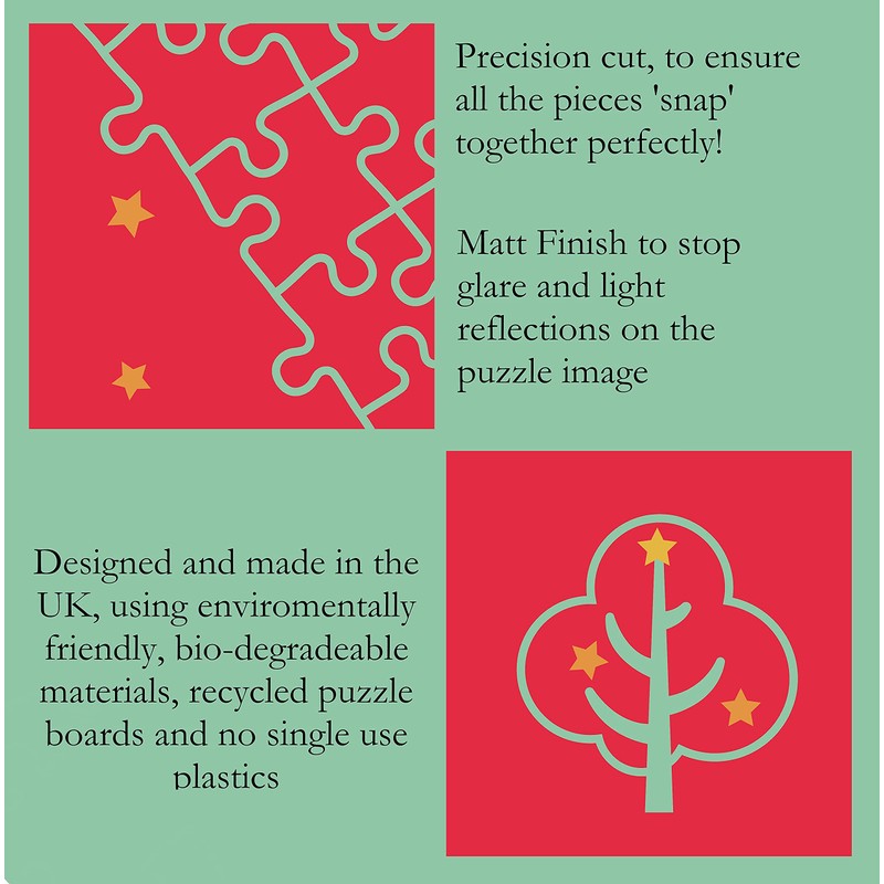 1000 Piece Jigsaw Puzzle - Christmas Street by Bart Slyp