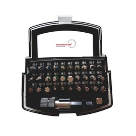 jjw-germany 32-Piece Professional Bit Set Made of Impact-Resistant Special Steel, Nickel-Plated