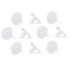 Pierced Owl Set of 10 Clear Acrylic 4mm Dermal Anchor