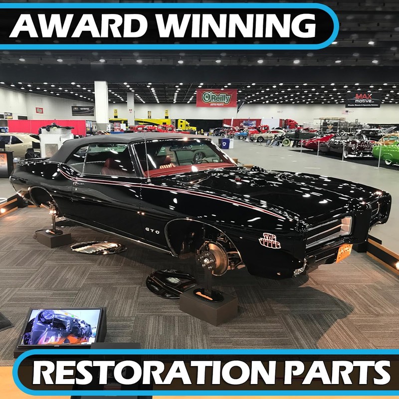 Inline Tube 1968-69 Chevelle Dual Exhaust With Resonators Hangers