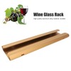 Wine Glass Rack Upside Down Stemware Holder Hanger for Home