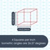 GeekNavy 11" x 17" Isometric Graph Paper 50 Sheets Portrait
