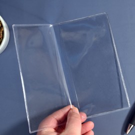 StoreSMART - Clear Plastic Cover for a Pocket Planner - 10 Pack - RSP1855-10