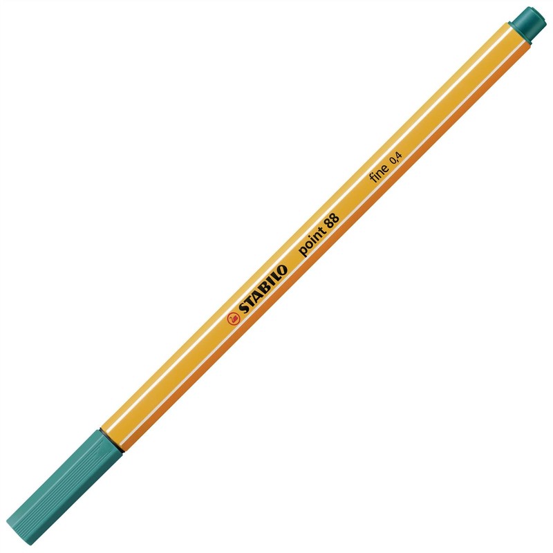 STABILO Point 88 Fine Point 0.4mm Turquoise Ballpoint Pen -