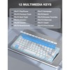 TECKNET Wireless Keyboard and Mouse Combo, Mini Cordless Computer Keyboard
