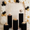 Jueraori Cylinder Stands for Party, 5 PCS Round Display Pedestal