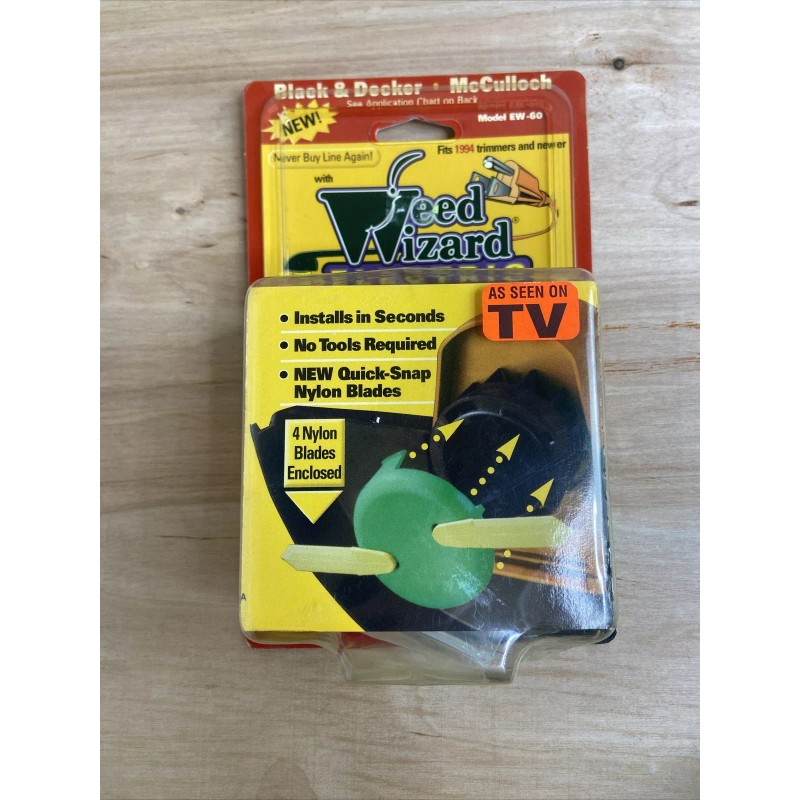 Weed Wizard Replacement Head For Electric Trimmers With 4 Nylon