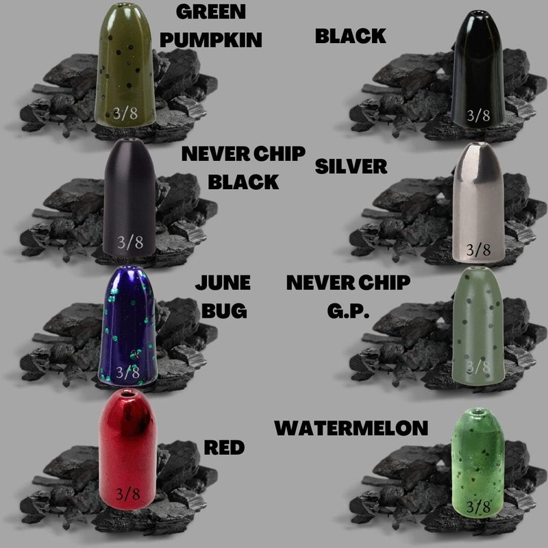 Reaction Tackle Worm/Bullet Weights/Bulk Tungsten Sinker in Various Sizes and