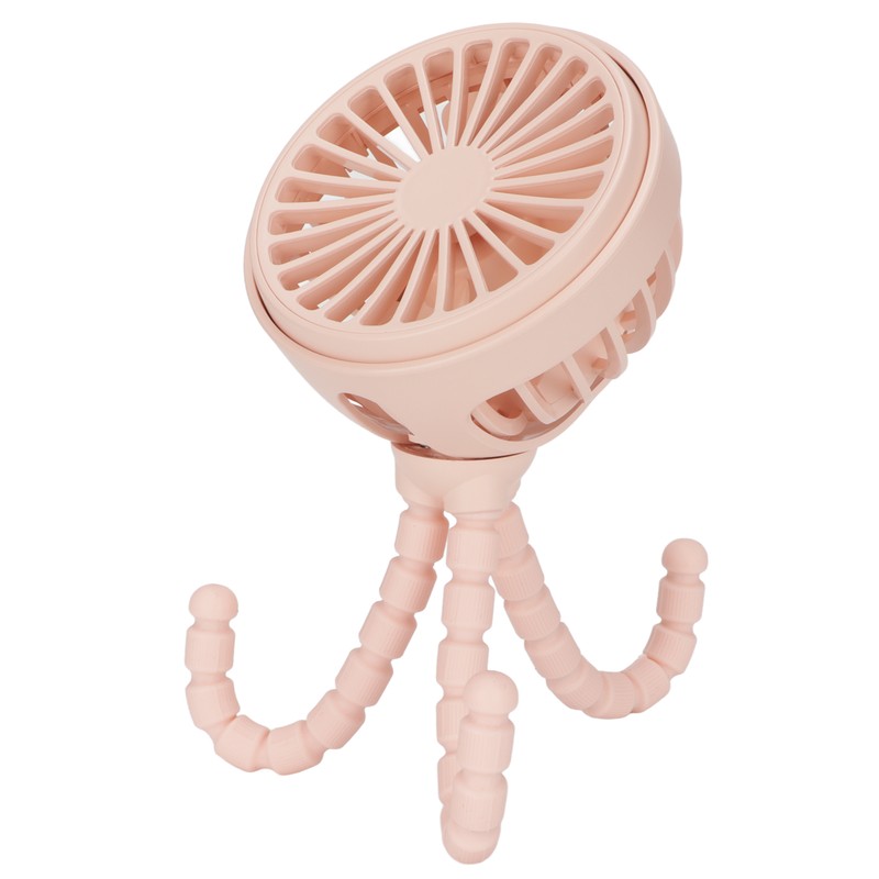 Mini Portable Fan 3 Speed 360° Rotatable Rechargeable Desktop Fan