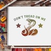 FINGERINSPIRE Plastic Military Stencil Template Don't Tread On Me (12"x8"/30x21cm)