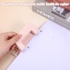 2 Hole Paper Punch,Metal Two-Hole Punch,2 Holes Puncher for File