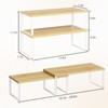 NEX Kitchen Cabinet and Counter Shelf Organizer, Stackable & Expandable,