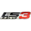 LS3 6.2L V8 Red Engine Emblems Badges Nameplates Highly Polished