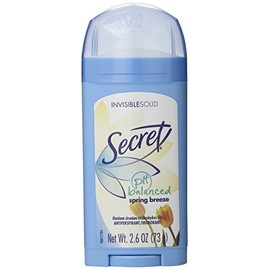 Secret Spring Breeze Scent Invisible Solid Antiperspirant and Deodorant, 5.2 Ounce
