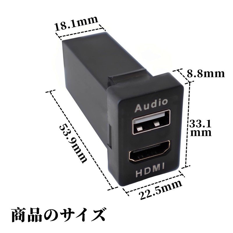 USB Input Port & HDMI Input Port Car USB Port