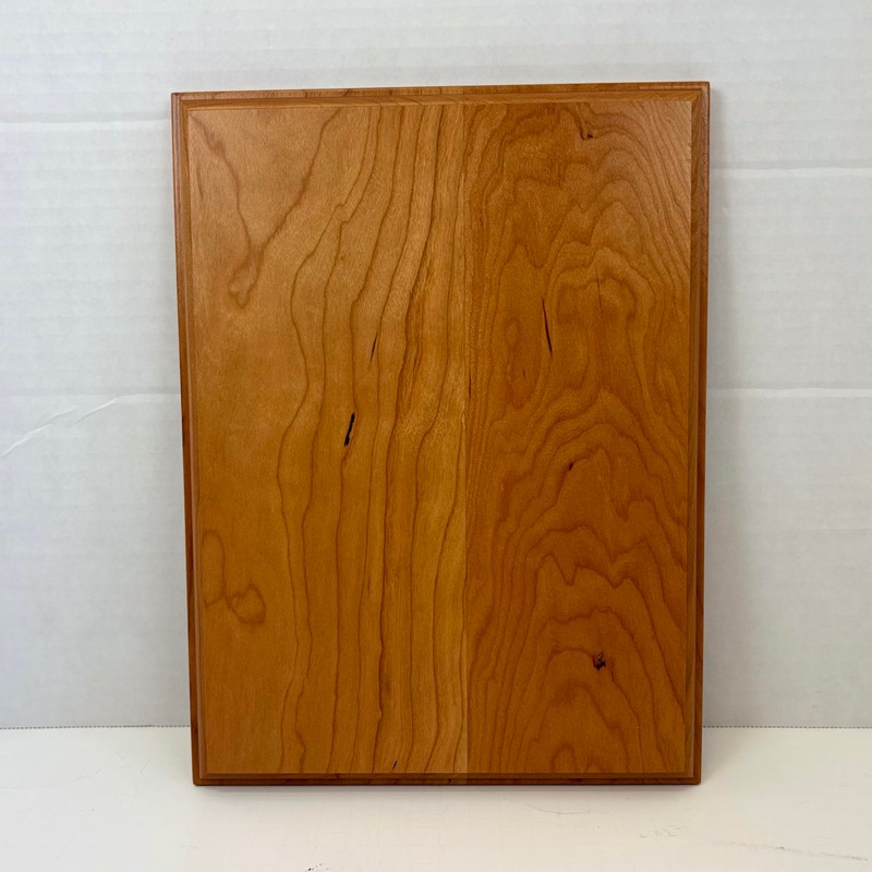 Genuine Cherry Wood Plaque Base – Premium 100% Real Cherry,