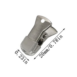 Flat Mouth Clip yyangz 40PCS Metal Small Clip, DIY Clips, Non-Slip Sweater Clips, Alligator Clamps, ID Badge Holders, Lanyards Clothing Glasses Accessories, Mini Spring Clamp