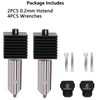 2PCS A1 Mini Upgrade Hotend Kit, 3D Printer Print Head