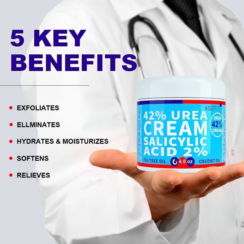 Ebanel Urea Cream 42% Plus Salicylic Acid 4.6 Oz, Callus