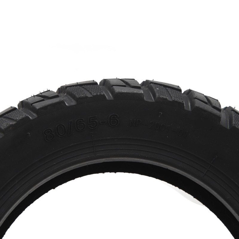 80/65‑6 Electric Scooter Tires Excellent Grip Rubber Electric Scooter Tires