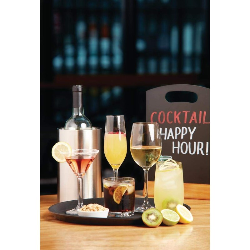 Olympia Cristal Martini Glasses 145Ml 5Oz Cocktail Drinking Flutes Tumblers