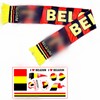 iNszkoos Belgium Football Fans Scarf Belgium National Team Soccer Cheer