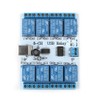 Type B USB Relay 8-channel 12VDC Type-B USB Relay Board