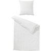 Erwin Müller Wertingen Luxury Seersucker Bed Linen, White, Size 135