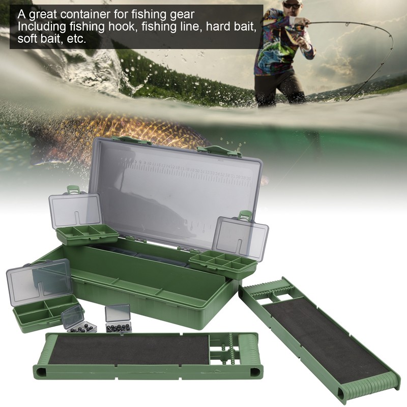 Fishing Lure Tackle Hook Storage Box Container Case Organizer Outdoor