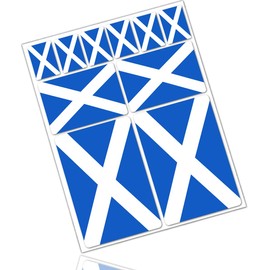 Biomar Labs® 10 x Vinyl Stickers Set Decals Scotland Scottish National Flag Car Motorcycle Helmet D 35