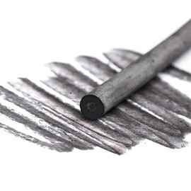 XHBTS Wine Charcoal, Soft, Black, 25 Charcoal Pencils for Drawing, Sketching and Art, Willow Sketch Charcoal Pencils for Drawing (3-8 mm (6 Pieces)