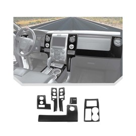JeCar 6pcs Carbon Fiber Dash Cover Trim Kit for 2009-2014 Ford F150 Raptor Interior Accessories