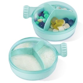 Baby Formula Dispenser Infant Milk Powder Container for Travel,Formula Dispenser Portable 6Oz Airtight Leak Proof Formula Storage Formula Dispenser on the go (Green)