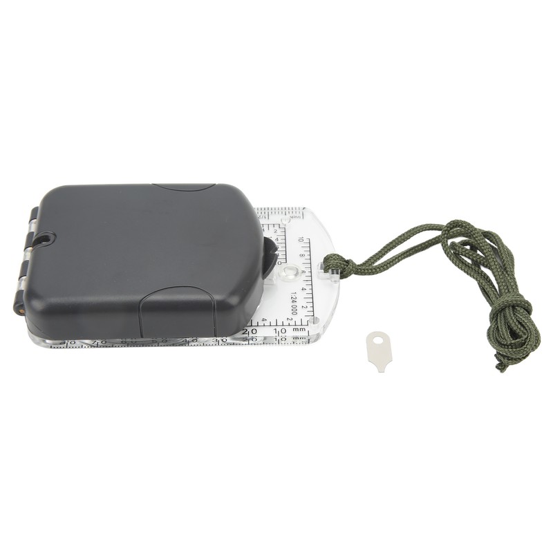 Multifunctional Card Compass Portable Map Directional Compass Outdoor Adventure Equipment