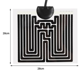 Fangehong Reptile Heating Mats, Terrarium Heating Mat with Temperature Control, Adjustable Heating Pad for Reptiles, 5/7/14 W, Reptile Heat Cushion for Reptiles, Snakes, Spiders, Caterpillars (14 W/28