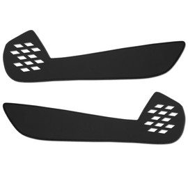 YOURS Front Door Trim Guard for Front, 2 PCS [Leather/Black] Kick Guard, FRONX Sewing, Made in Japan, Protective Protector y608-011leatherblack [5] S