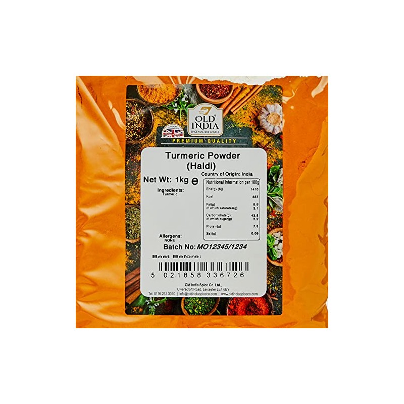 Old India Turmeric Powder (Haldi) 1 Kg