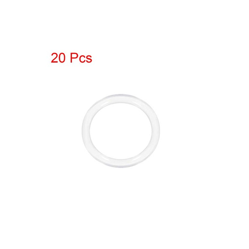 uxcell Silicone O-Rings, 20mm Inner Diameter, 26mm OD, 3mm Width,