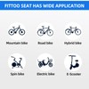 FITTOO Bike Seat, Large Bicycle Saddle for Electric and Hybrid