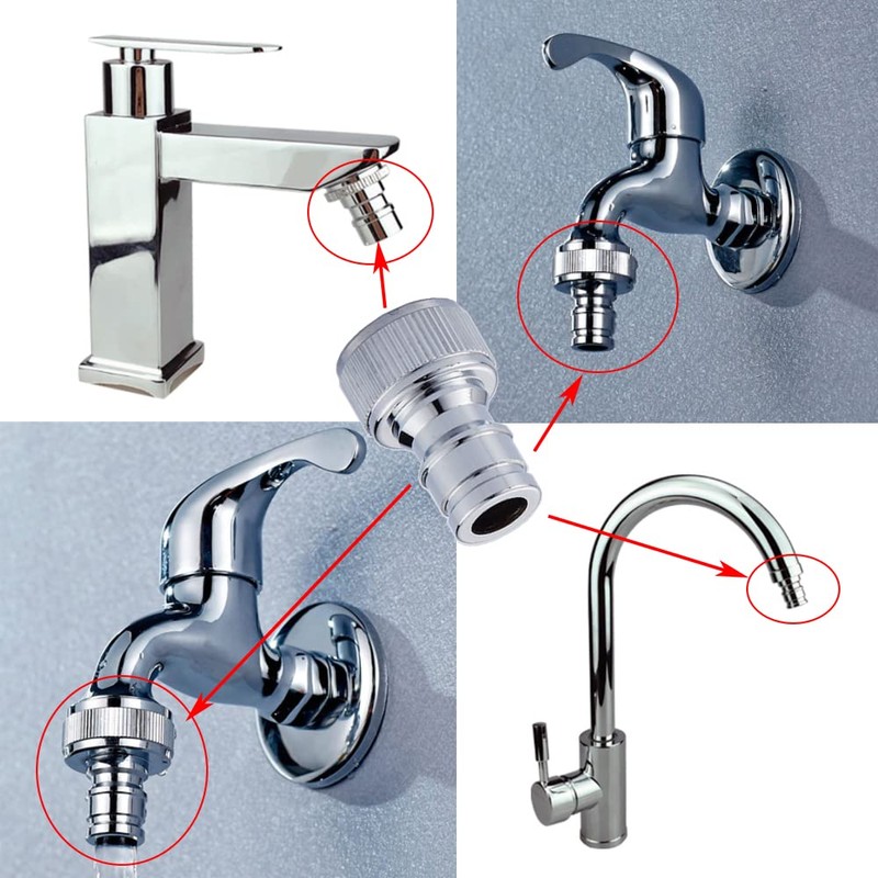 Faucet Quick Connector Adapter, Thead Connecting Faucet Aerator Adapter with