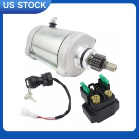 SOARIDER Starter For Yamaha Raptor 660R YFM660R 2001-2005 With Relay & Key Switch 18760